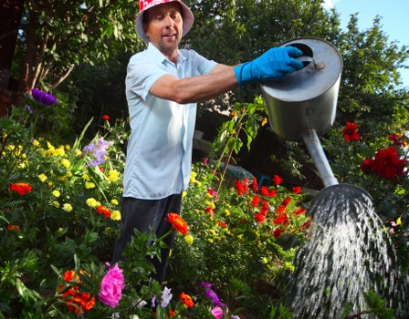 Professional landscapers working in Barking